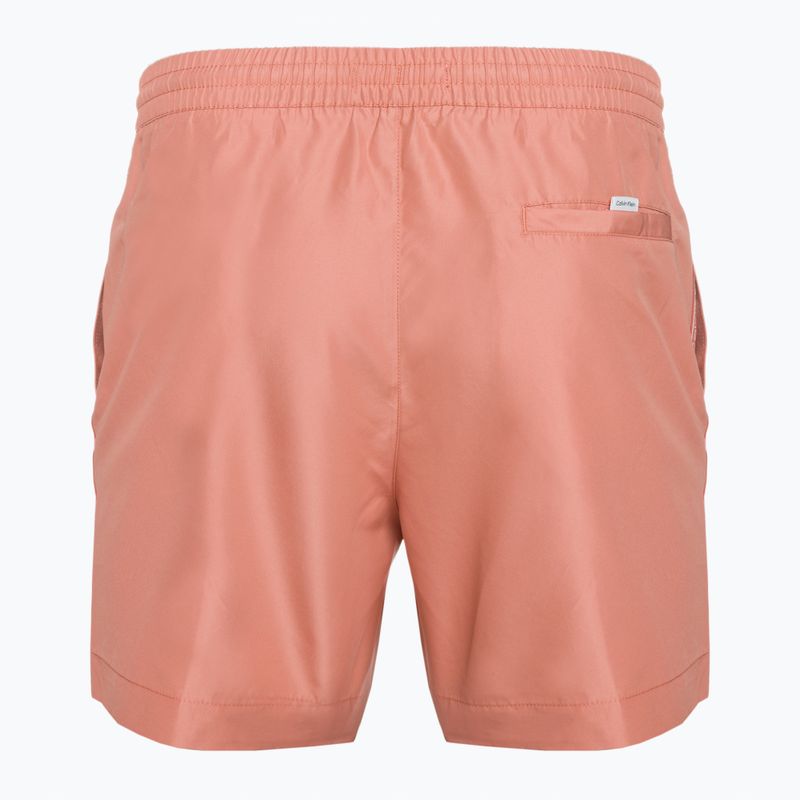 Szorty kąpielowe męskie Calvin Klein Medium Drawstring pink 2
