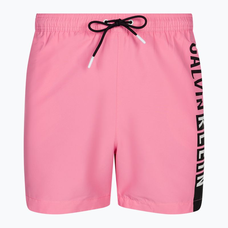 Szorty kąpielowe męskie Calvin Klein Medium Drawstring-Graphic sachet pink