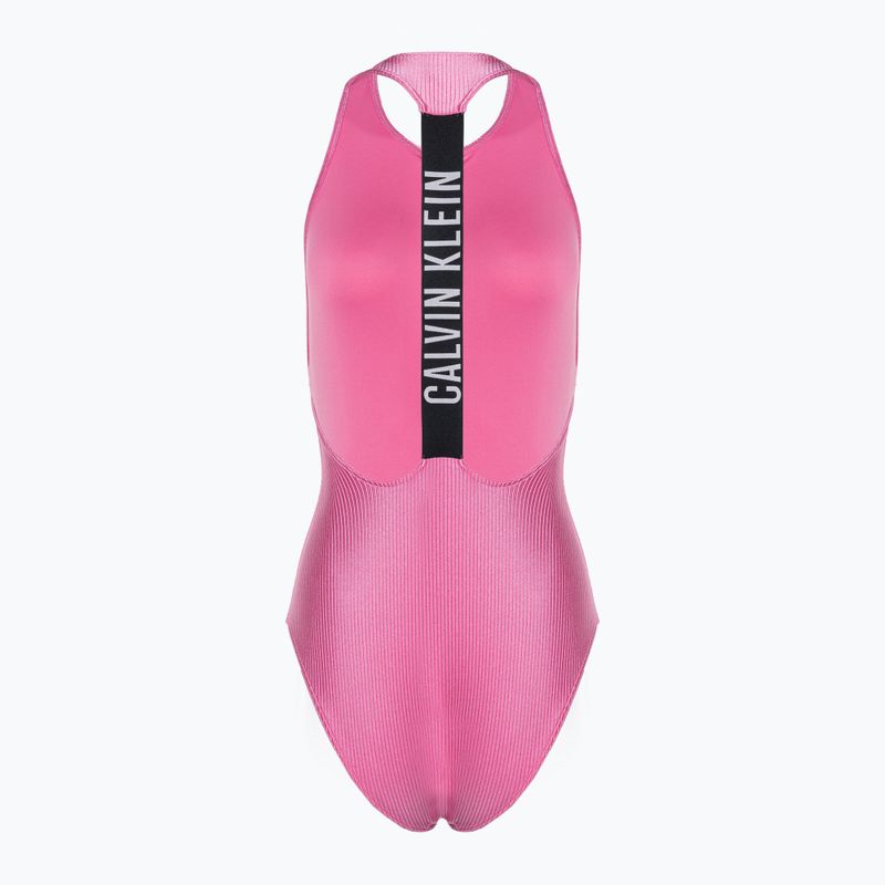 Strój kąpielowy jednoczęściowy damski Calvin Klein Racerback One Piece bold pink 2