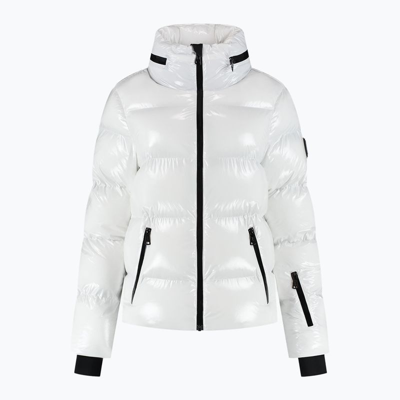 Kurtka narciarska damska Nikkie Gstaad Laquer Ski bright white 2