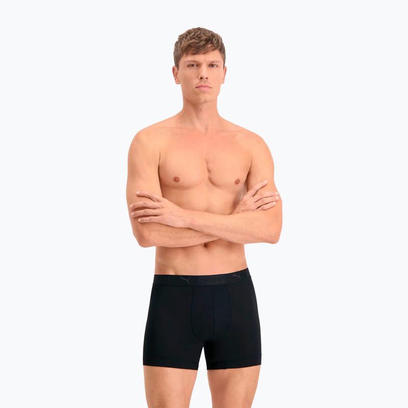 Bokserki męskie PUMA Sport Microfiber 2 pary black 4