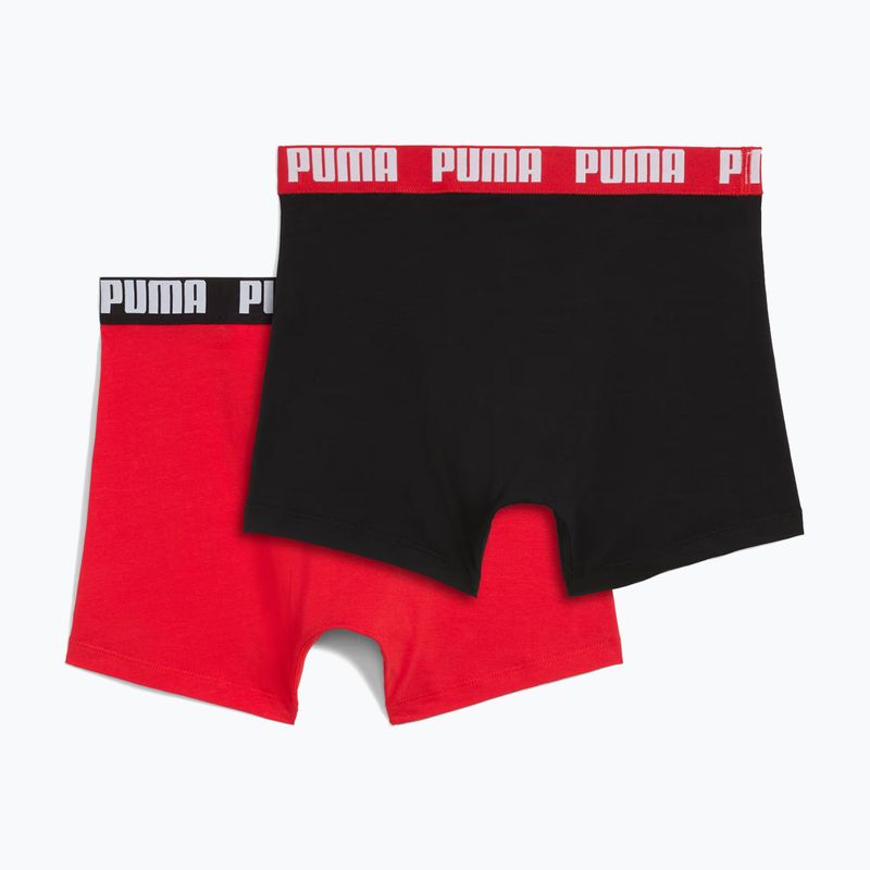 Bokserki męskie PUMA Everyday Basic 2 pary red/black 2