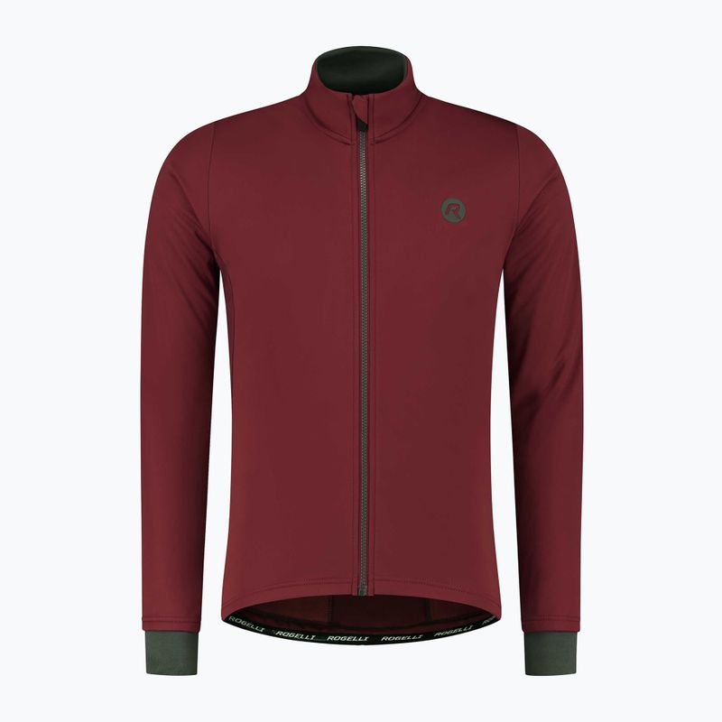 Kurtka rowerowa męska Rogelli Essential Winter bordeaux 3