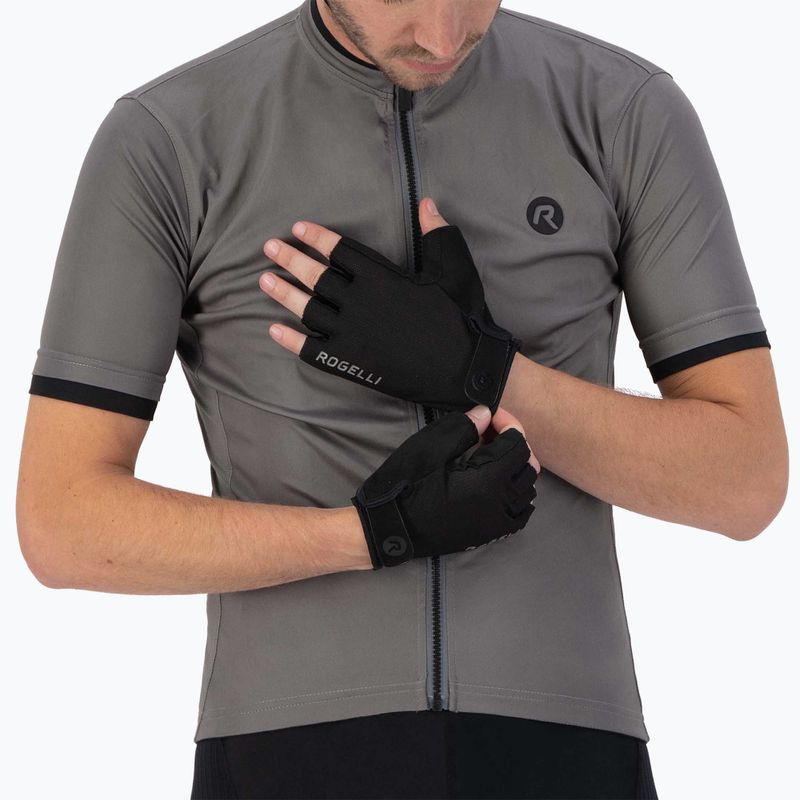 Rękawiczki rowerowe męskie Rogelli Core black 2