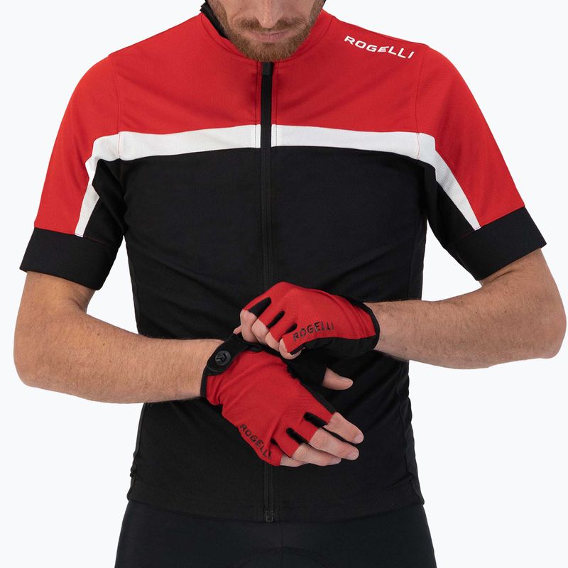 Rękawiczki rowerowe męskie Rogelli Core red 7