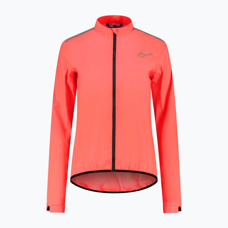 Kurtka rowerowa damska Rogelli Core Waterproof W coral 3