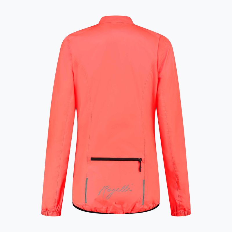 Kurtka rowerowa damska Rogelli Core Waterproof W coral 4
