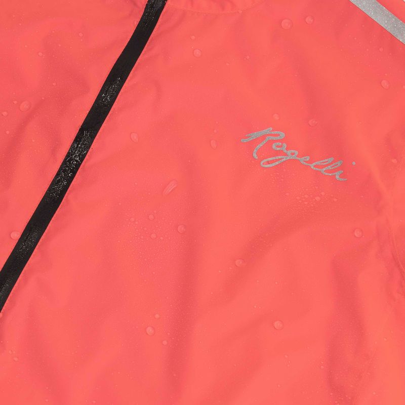 Kurtka rowerowa damska Rogelli Core Waterproof W coral 5