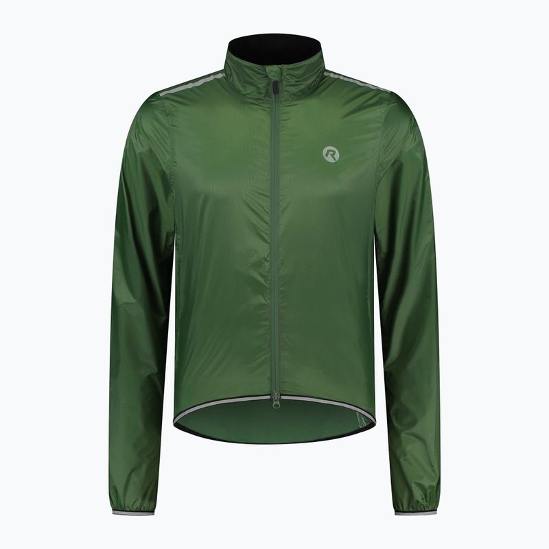 Kurtka rowerowa męska Rogelli Essential Rain fluor army green 3