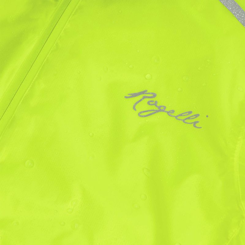 Kurtka rowerowa damska Rogelli Essential Waterproof W yellow 5