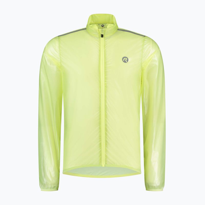 Kurtka rowerowa męska Rogelli Emergency fluor yellow