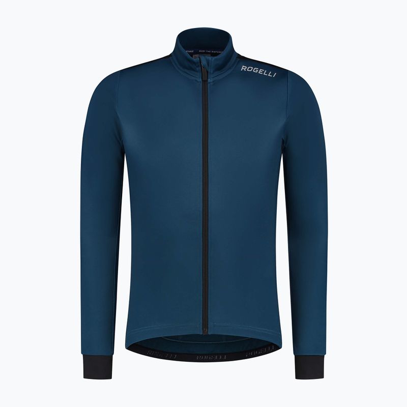 Longsleeve rowerowy męski Rogelli Core navy 3
