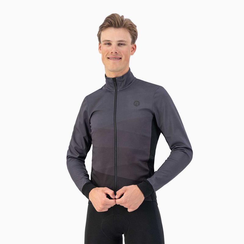 Kurtka rowerowa męska Rogelli Tarax Winter Jacket black