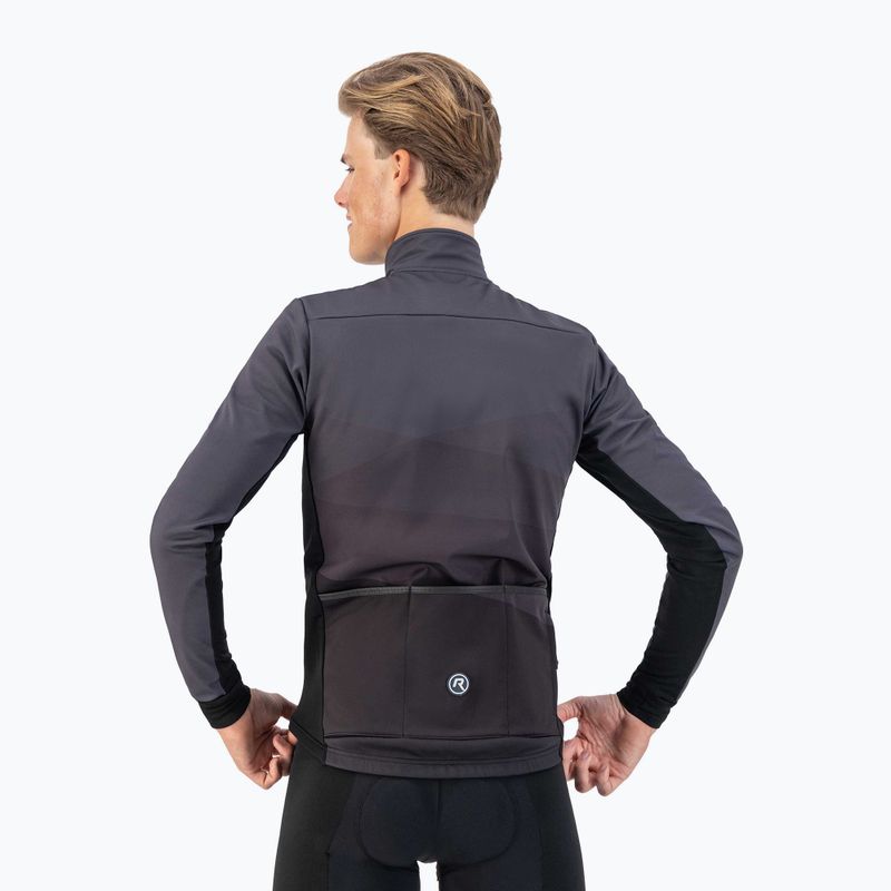 Kurtka rowerowa męska Rogelli Tarax Winter Jacket black 3