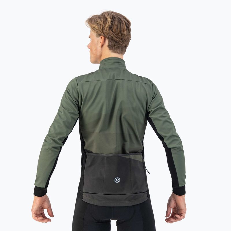 Kurtka rowerowa męska Rogelli Tarax Winter Jacket army green 3