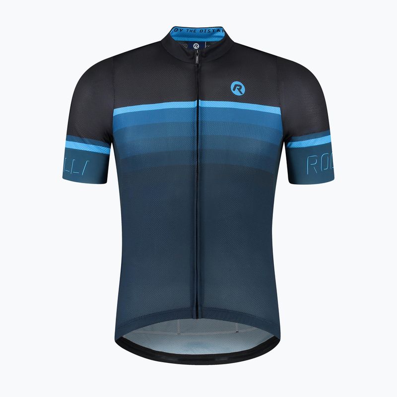 Koszulka rowerowa męska Rogelli Hero II black/blue 4