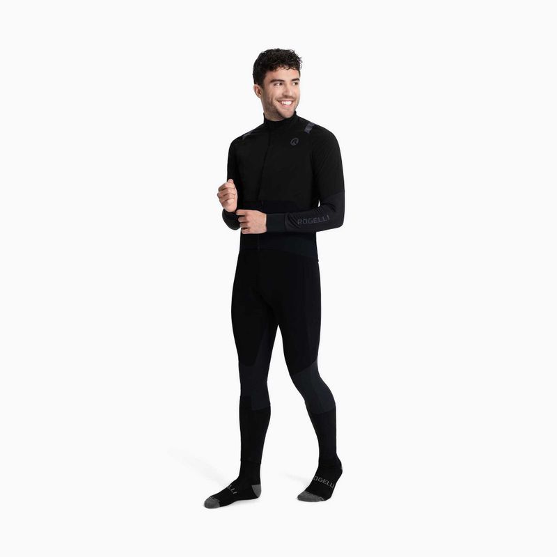 Kurtka rowerowa męska Rogelli Distance black 2