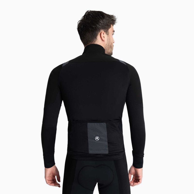 Kurtka rowerowa męska Rogelli Distance black 3