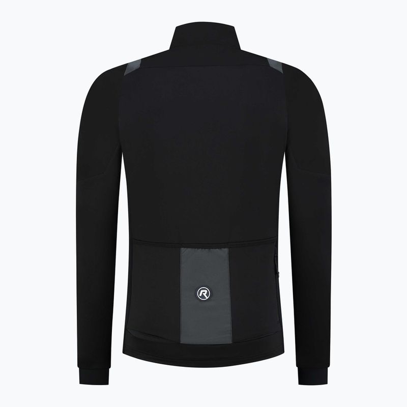 Kurtka rowerowa męska Rogelli Distance black 7