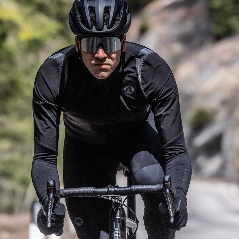 Kurtka rowerowa męska Rogelli Distance black 10