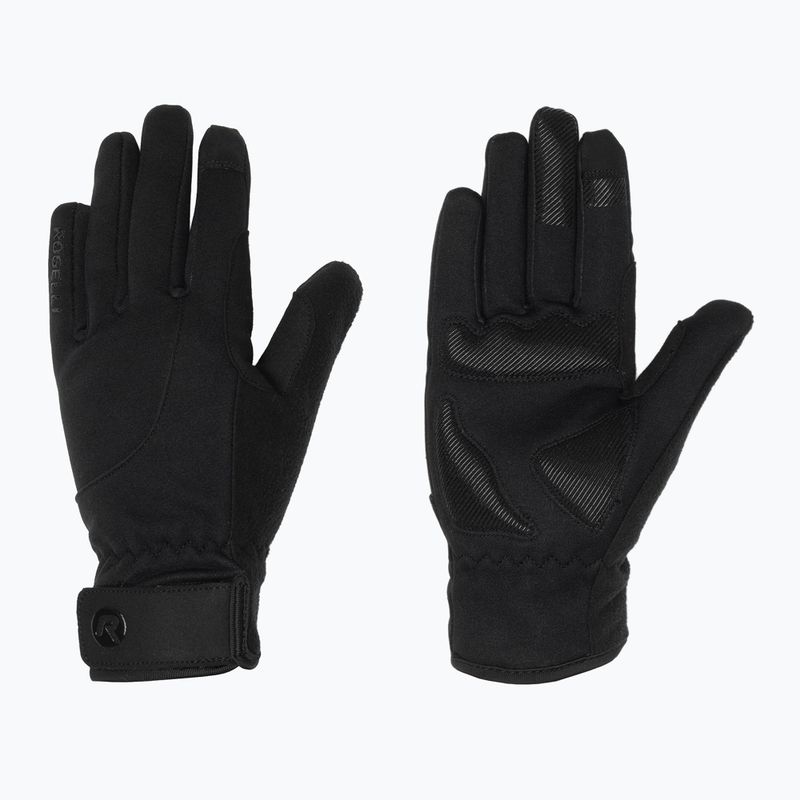 Rękawiczki rowerowe damskie Rogelli Core II Winter Windproof W black