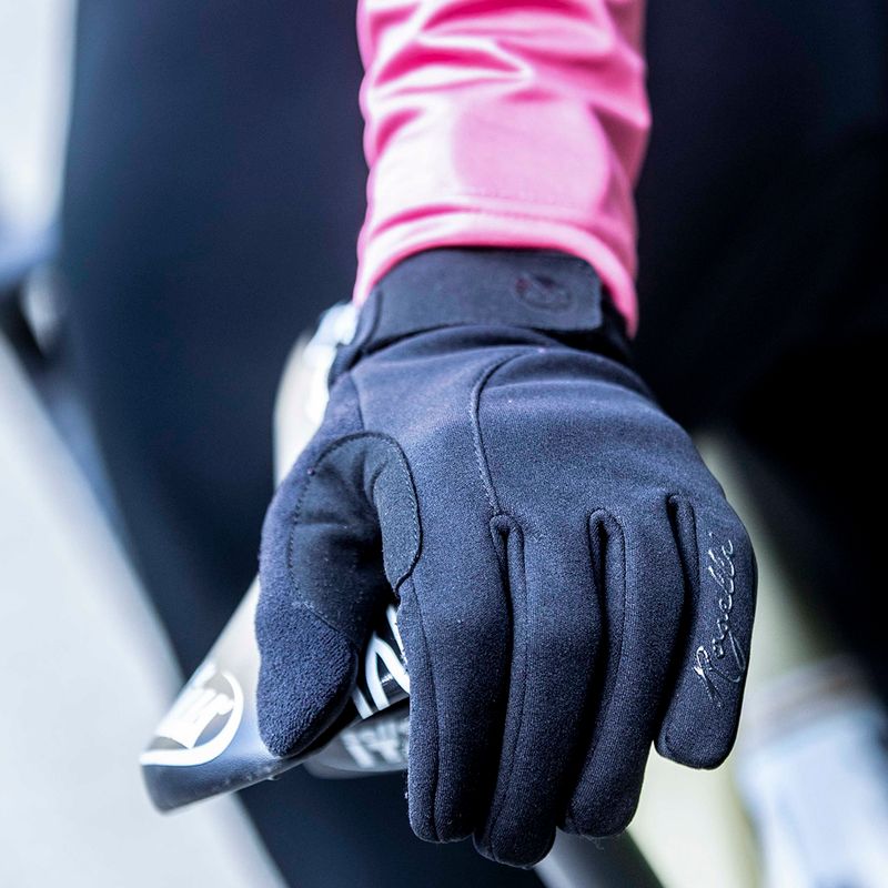 Rękawiczki rowerowe damskie Rogelli Core II Winter Windproof W black 9