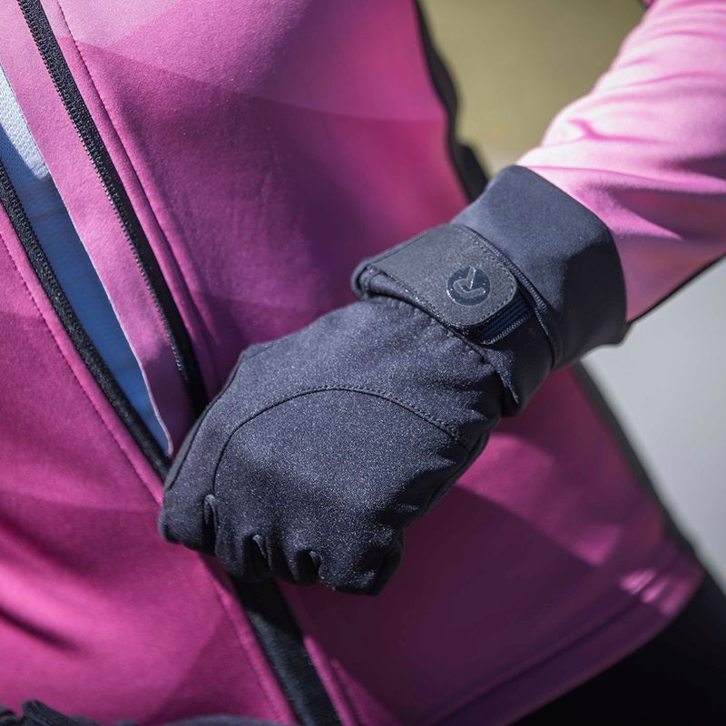 Rękawiczki rowerowe damskie Rogelli Core II Winter Windproof W black 11