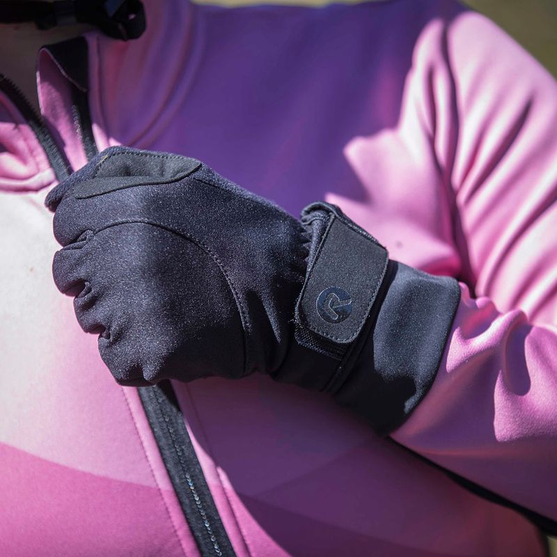 Rękawiczki rowerowe damskie Rogelli Core II Winter Windproof W black 12