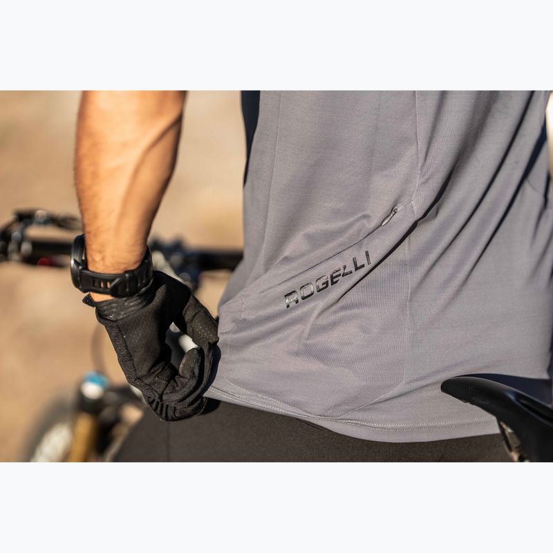 Koszulka rowerowa męska Rogelli Advntr Distance grey 11