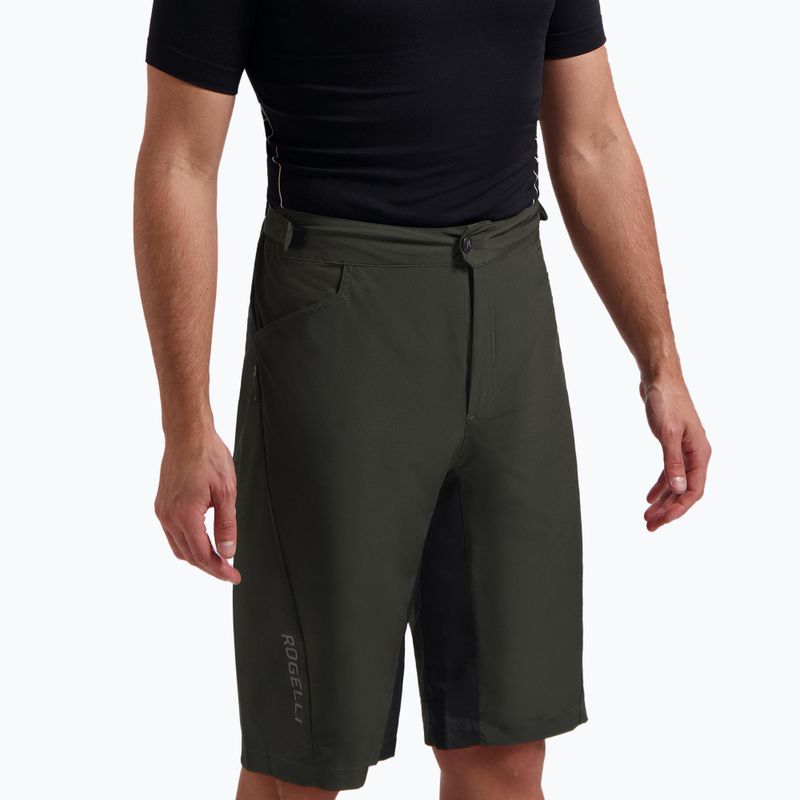 Spodenki rowerowe męskie Rogelli Advntr Core MTB green/black