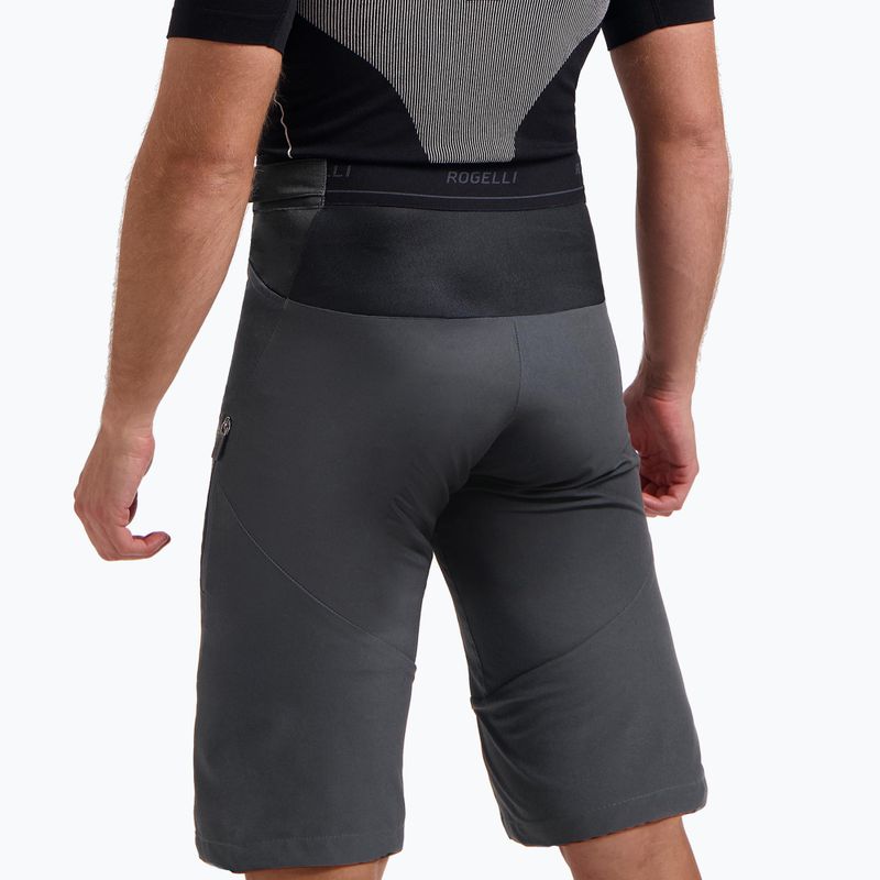Spodenki rowerowe męskie Rogelli Advntr Distance MTB grey 4