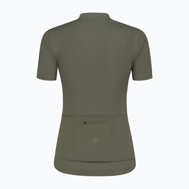 Koszulka rowerowa damska Rogelli Core army green 5