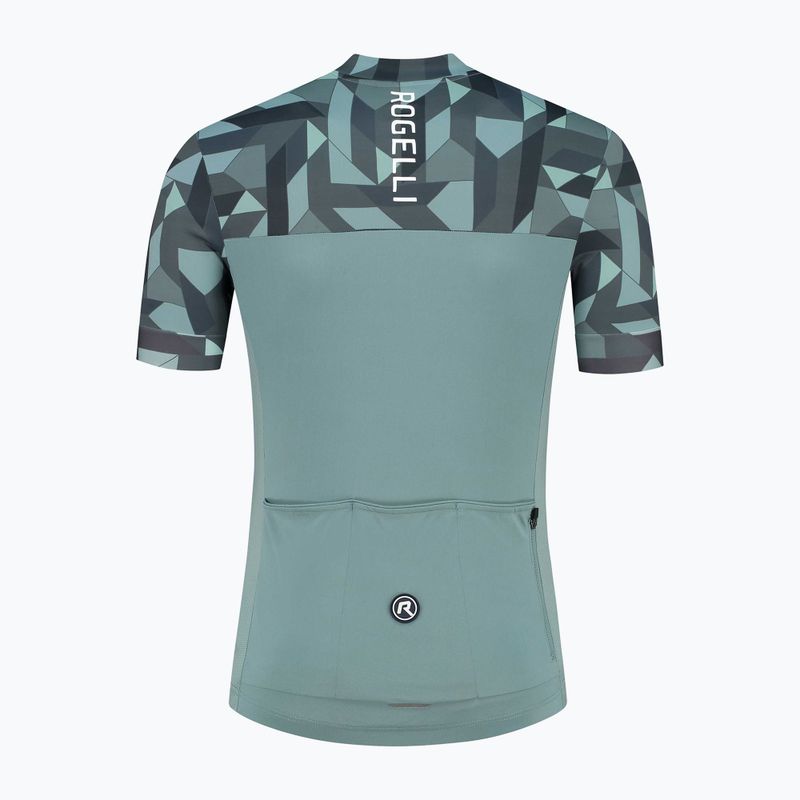 Koszulka rowerowa męska Rogelli Essential Graphic grey 5