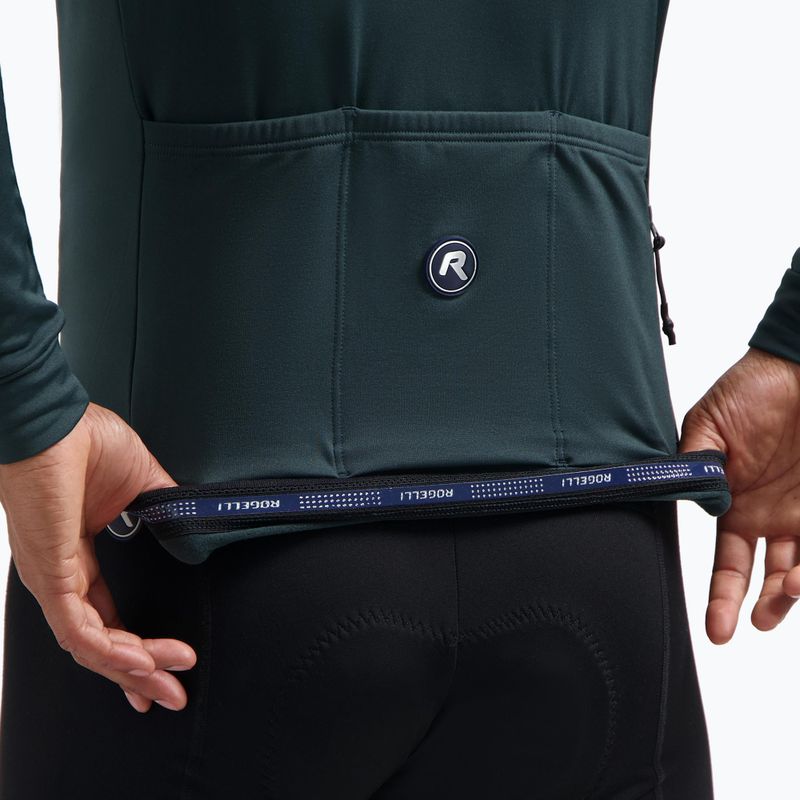Longsleeve rowerowy męski Rogelli Essential II blue 5