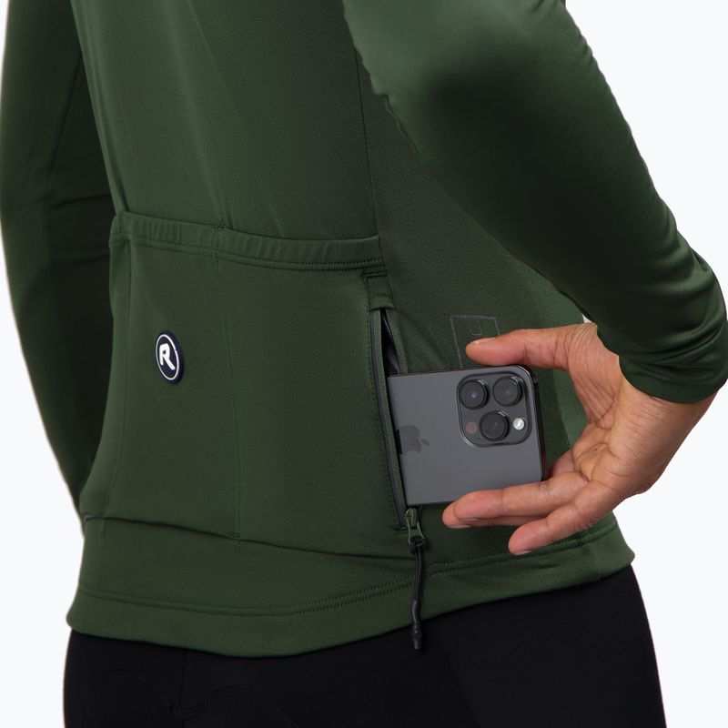 Longsleeve rowerowy męski Rogelli Essential II green 6