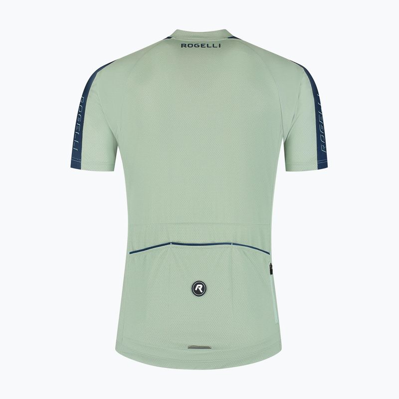 Koszulka rowerowa męska Rogelli Explore aqua grey 7