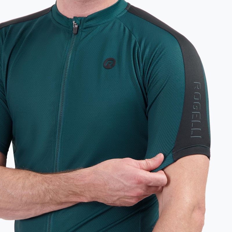 Koszulka rowerowa męska Rogelli Explore deep teal 3