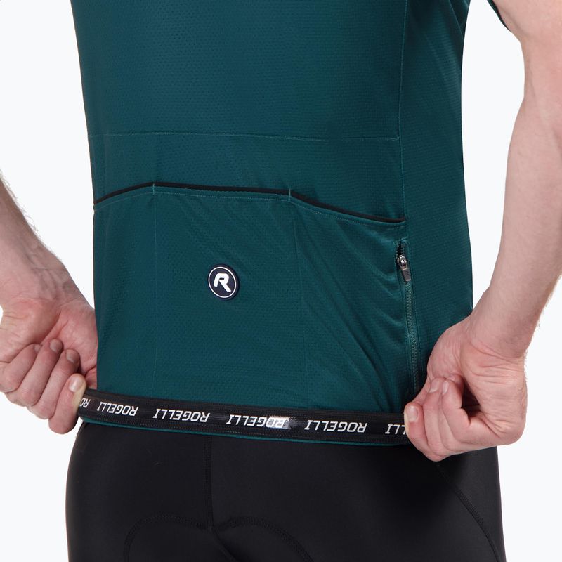 Koszulka rowerowa męska Rogelli Explore deep teal 4