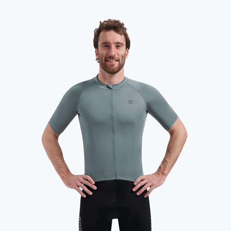 Koszulka rowerowa męska Rogelli Essential II grey