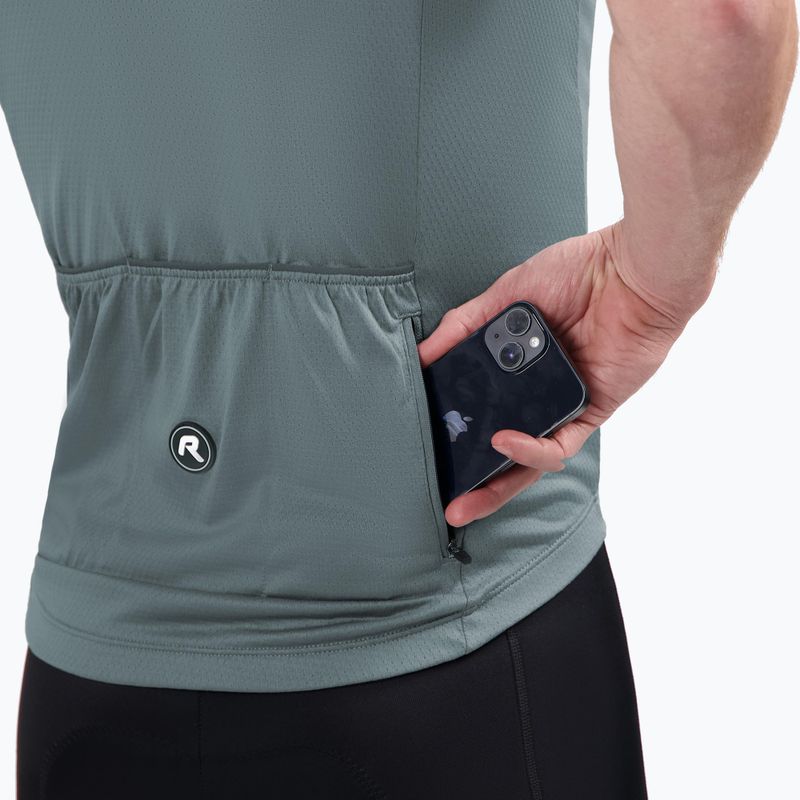 Koszulka rowerowa męska Rogelli Essential II grey 5