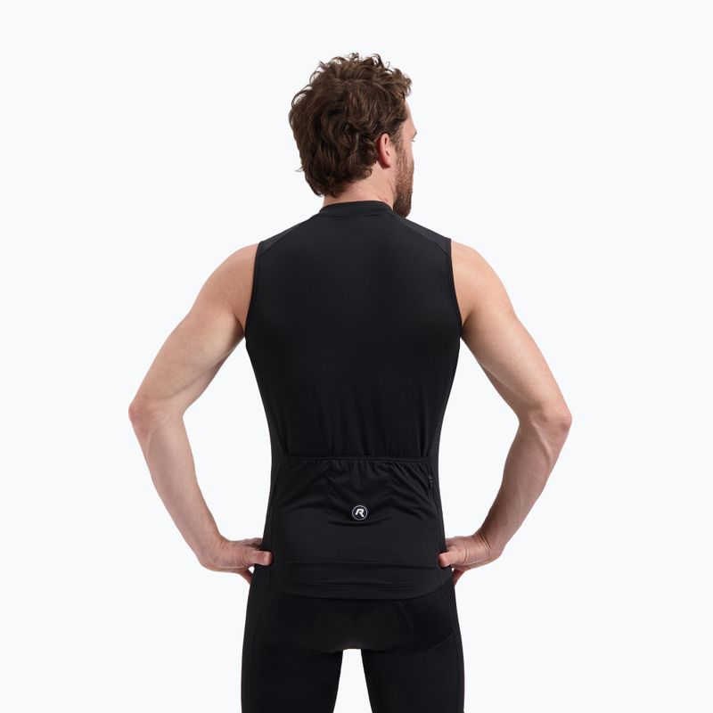 Koszulka rowerowa męska Rogelli Essential II WS black 2