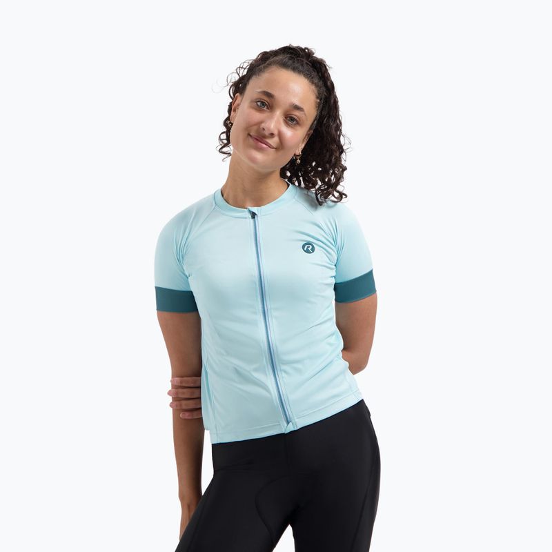 Koszulka rowerowa damska Rogelli Modesta light blue