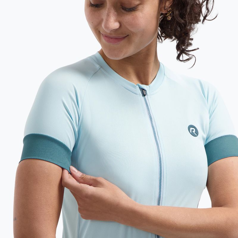 Koszulka rowerowa damska Rogelli Modesta light blue 3