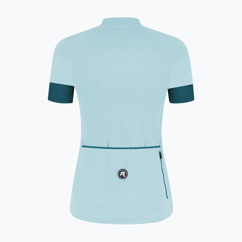 Koszulka rowerowa damska Rogelli Modesta light blue 7