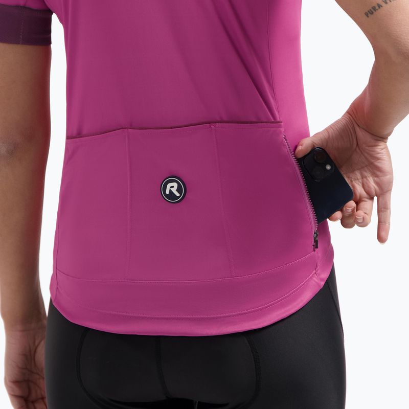 Koszulka rowerowa damska Rogelli Modesta pink 5