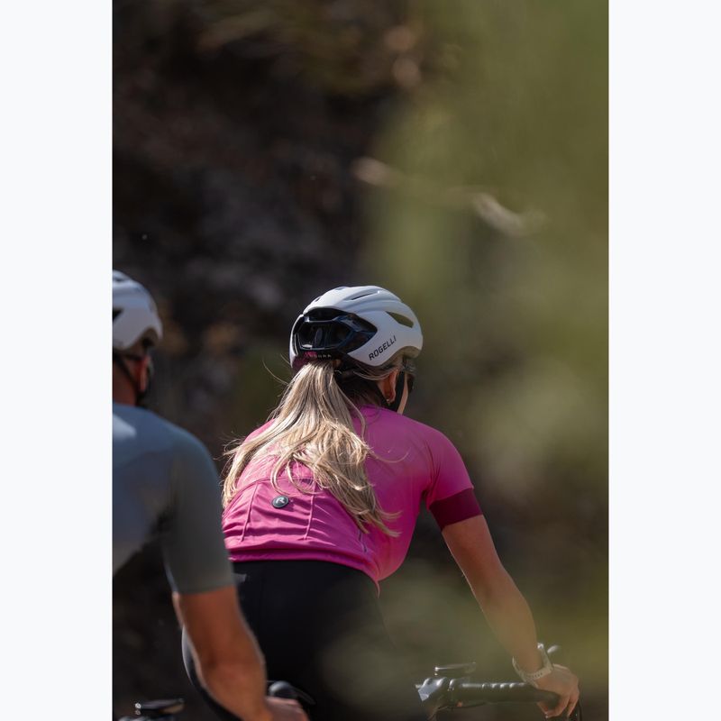 Koszulka rowerowa damska Rogelli Modesta pink 12