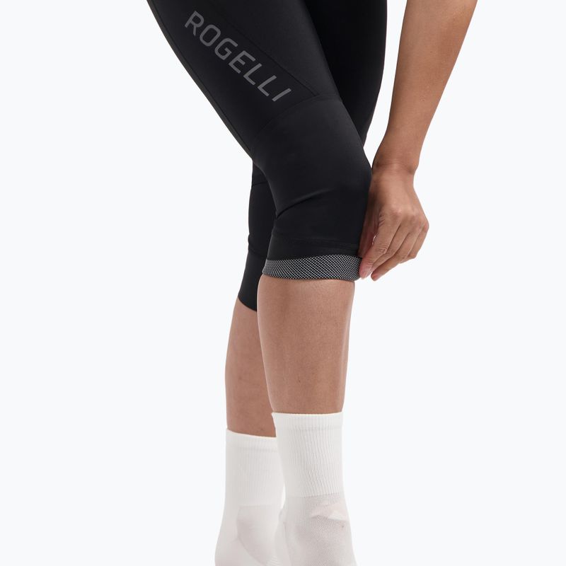 Spodenki rowerowe damskie Rogelli Essential III 3/4 black 4