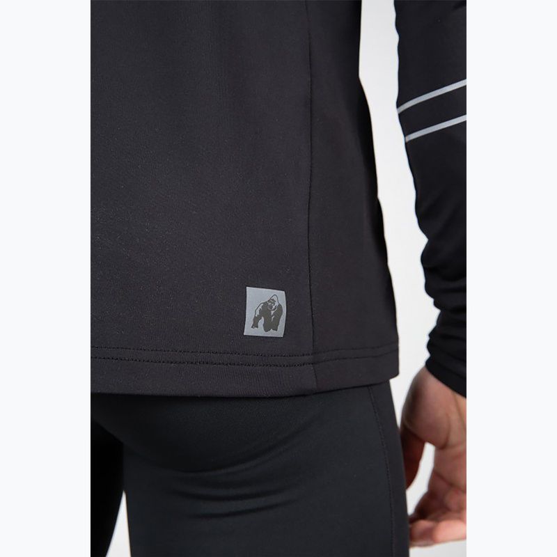 Longsleeve treningowy męski Gorilla Wear Noxen black 7