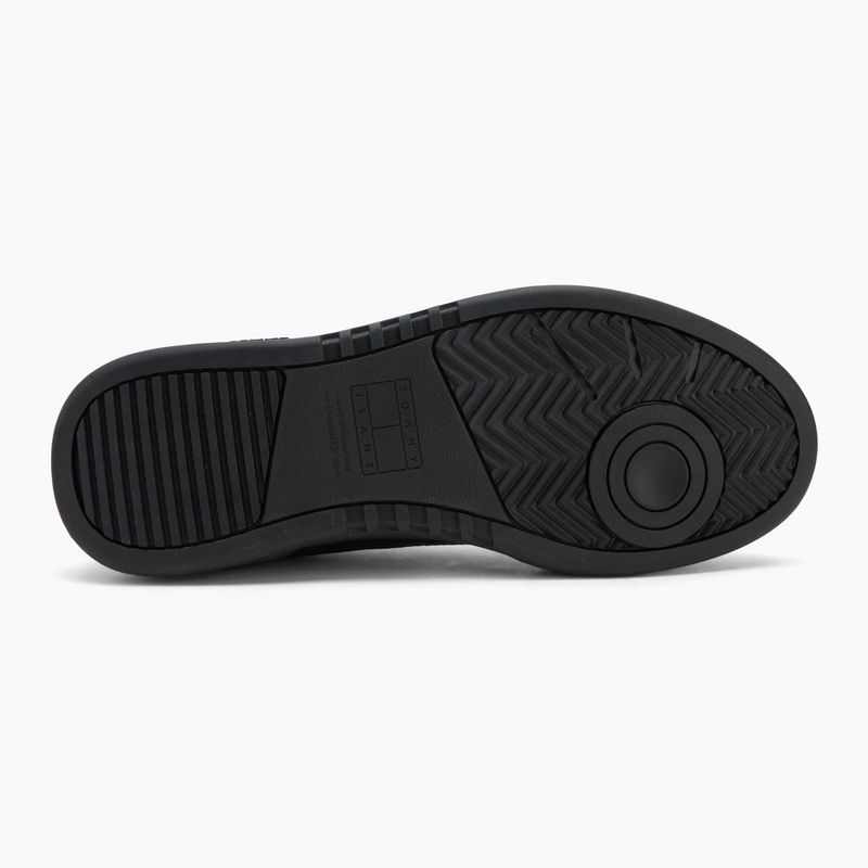 Buty męskie Tommy Jeans Cupsole Leather Ess black 4
