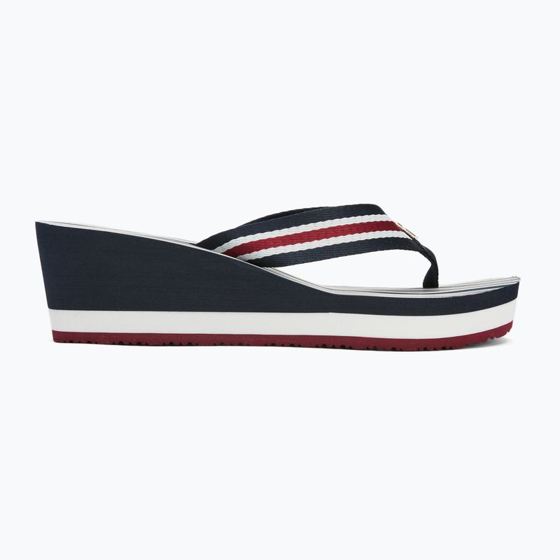 Japonki damskie Tommy Hilfiger Im Platform Beach Sandal rwb 2